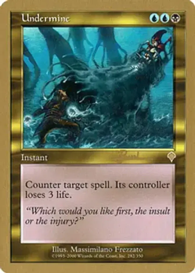 Undermine <Antoine Ruel> [WC01]