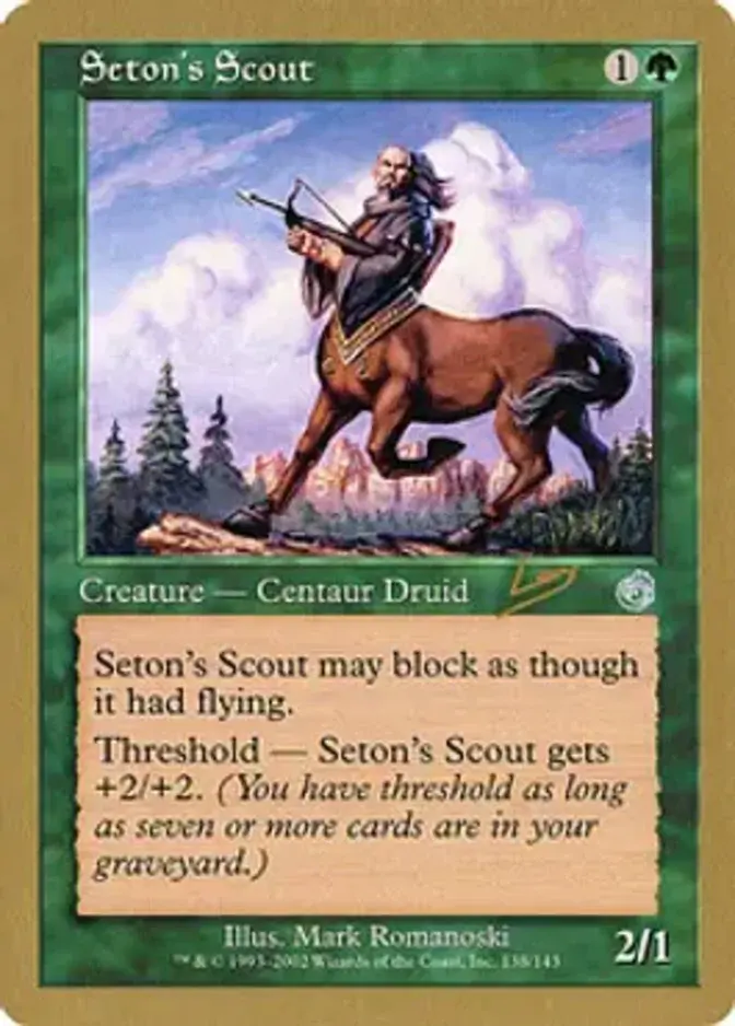 Seton's Scout <Raphael Levy> [WC02]