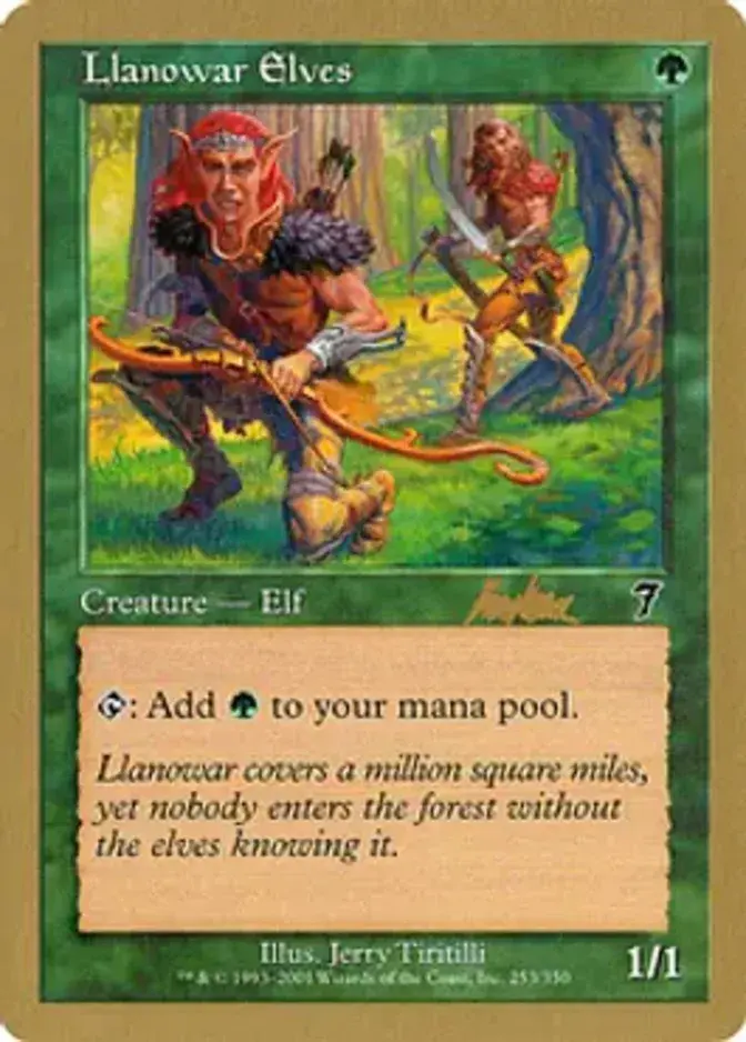 Llanowar Elves <Brian Kibler> [WC02]