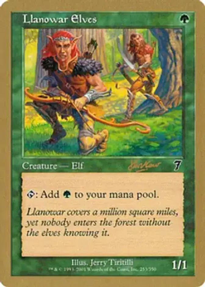 Llanowar Elves <Sim Han How> [WC02]