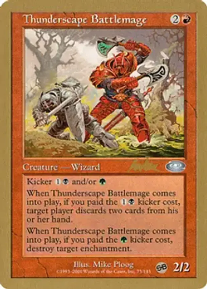 Thunderscape Battlemage <Brian Kibler - SB> [WC02]