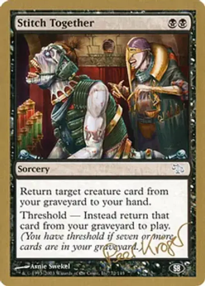 Stitch Together <Peer Kroger - SB> [WC03]