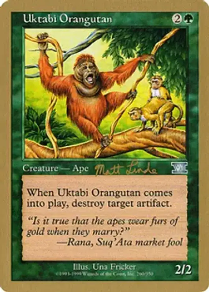 Uktabi Orangutan <Matt Linde> [WC99]