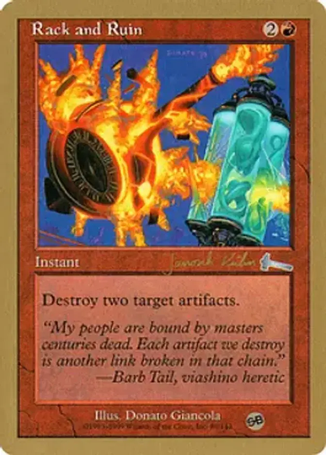 Rack and Ruin <Janosch Kuhn - SB> [WC00]