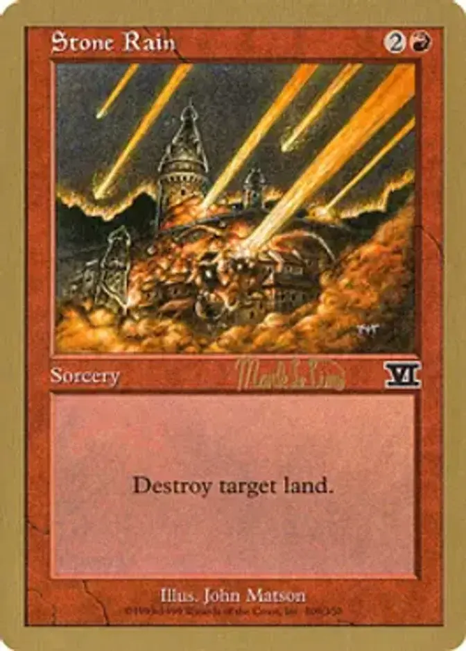 Stone Rain <Mark Le Pine> [WC99]