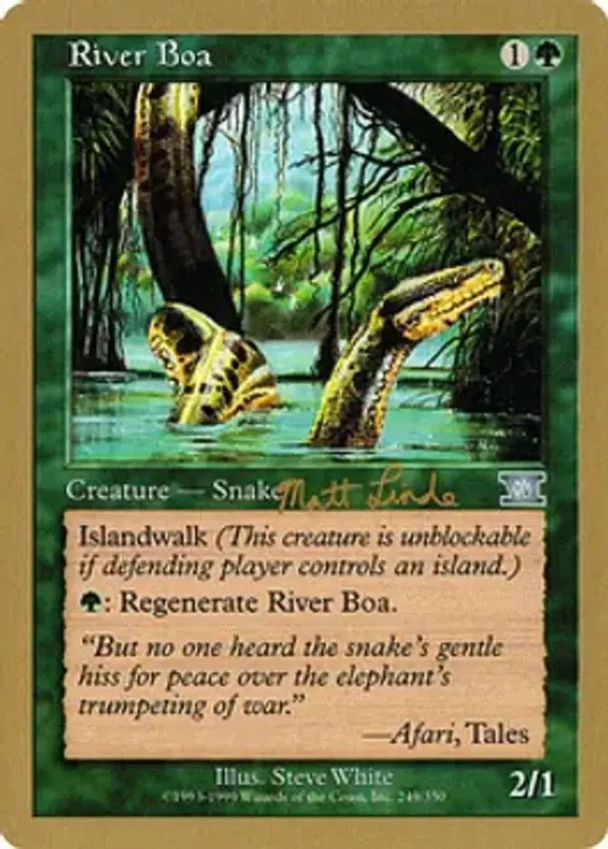 River Boa <Matt Linde> [WC99]
