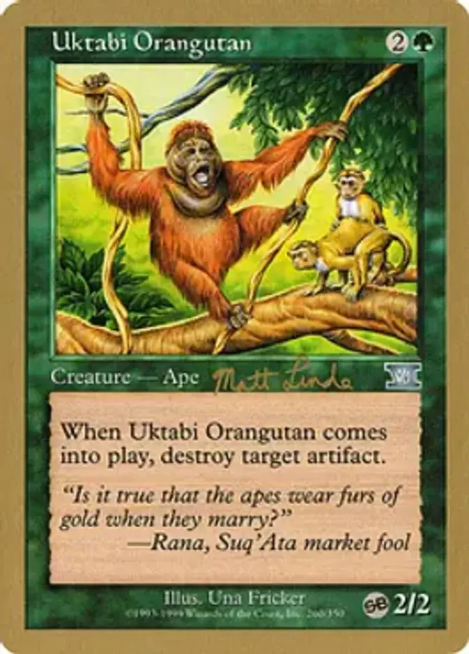 Uktabi Orangutan <Matt Linde - SB> [WC99]