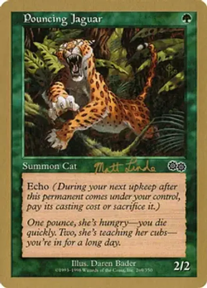 Pouncing Jaguar <Matt Linde> [WC99]