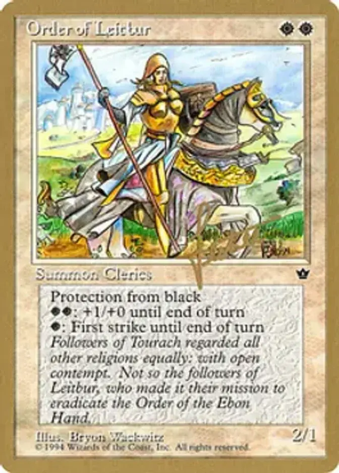 Order of Leitbur <Bertrand Lestree - A> [PTC]