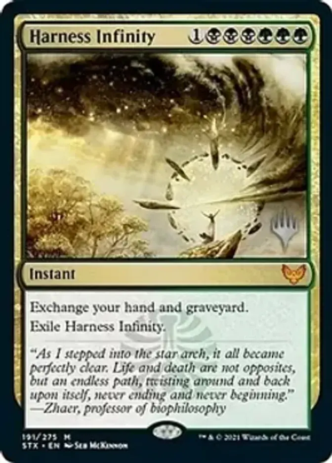 Harness Infinity <planeswalker stamp> [STX]