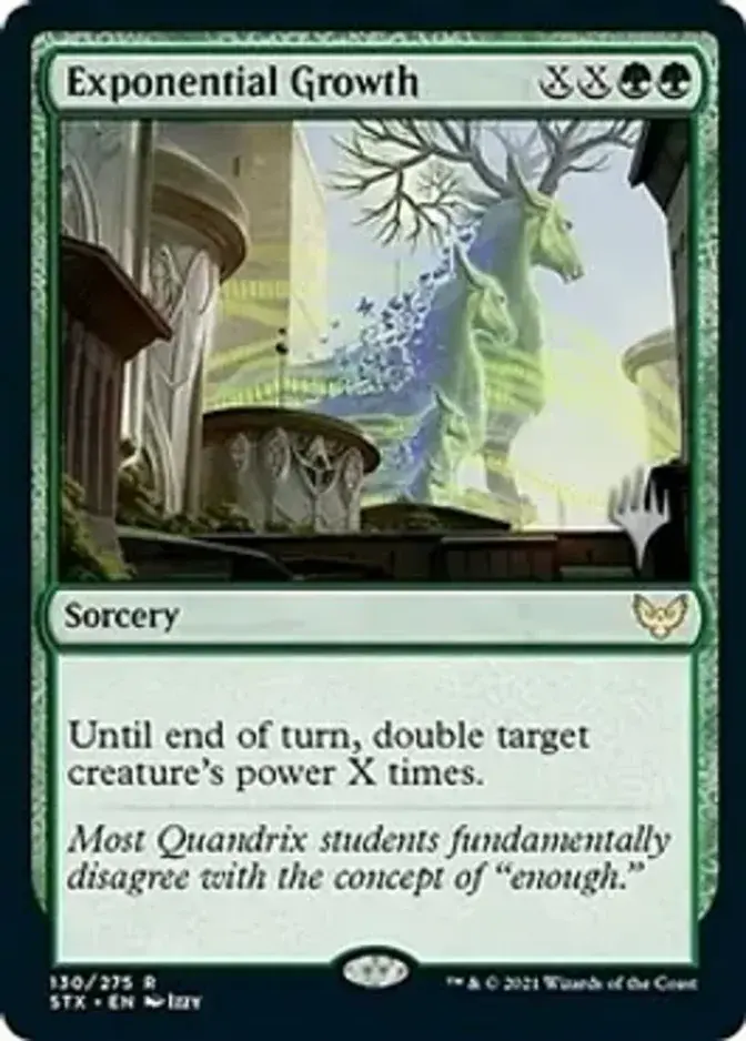 Exponential Growth <planeswalker stamp> [STX]