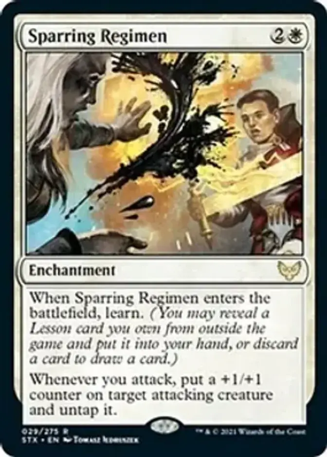 Sparring Regimen <planeswalker stamp> [STX]