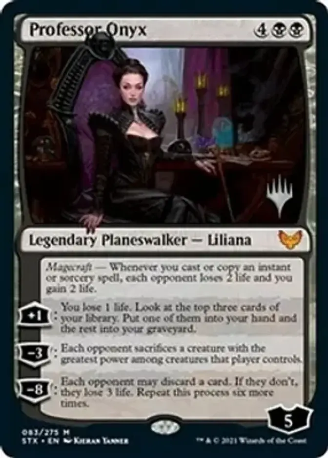 Professor Onyx <planeswalker stamp> [STX]