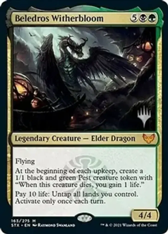 Beledros Witherbloom <planeswalker stamp> [STX]