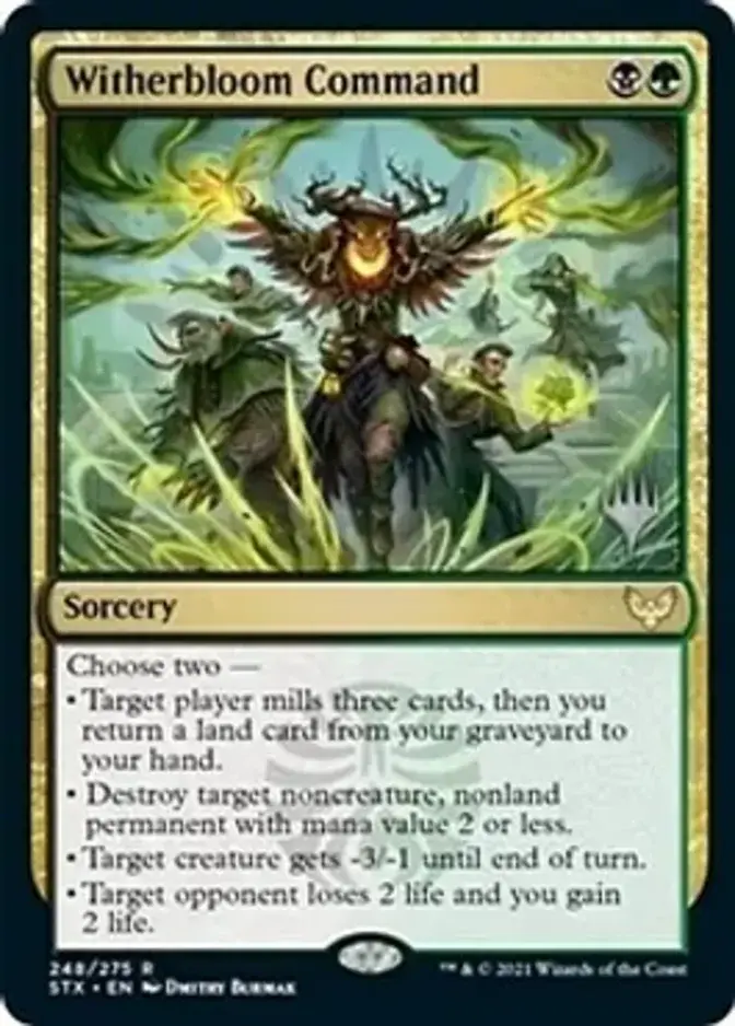 Witherbloom Command <planeswalker stamp> [STX]