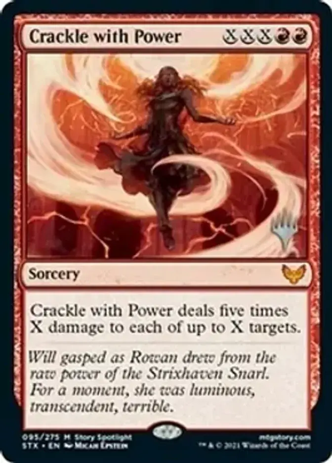 Crackle with Power <planeswalker stamp> [STX]