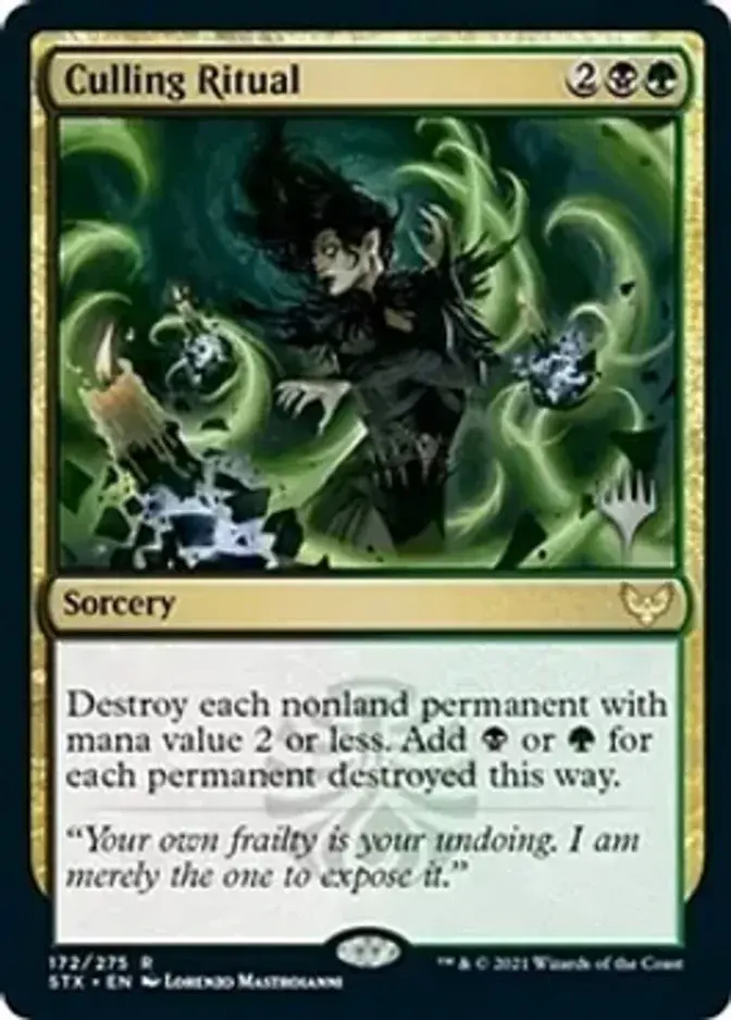Culling Ritual <planeswalker stamp> [STX]