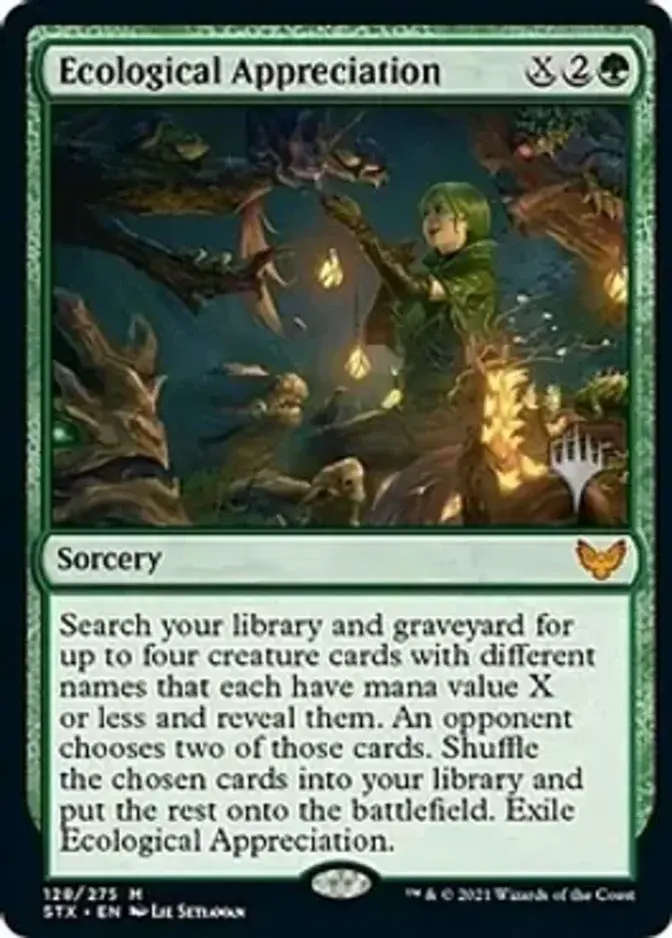 Ecological Appreciation <planeswalker stamp> [STX] (F)