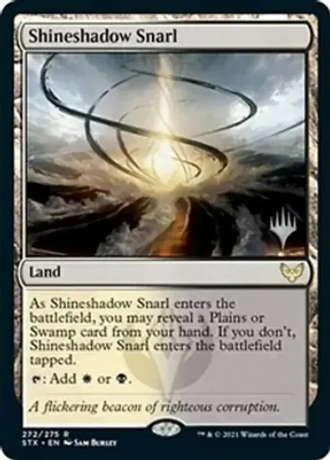 Shineshadow Snarl <planeswalker stamp> [STX]