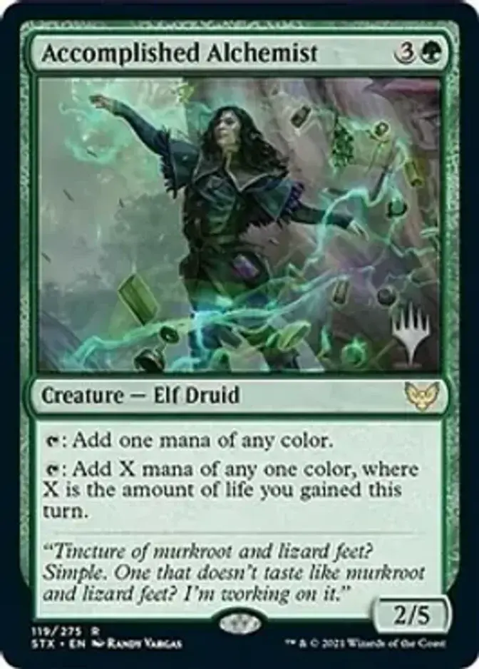 Accomplished Alchemist <planeswalker stamp> [STX] (F)