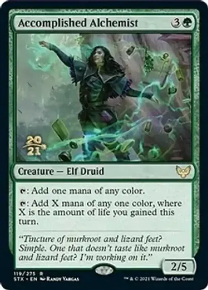 Accomplished Alchemist <prerelease> [STX] (F)