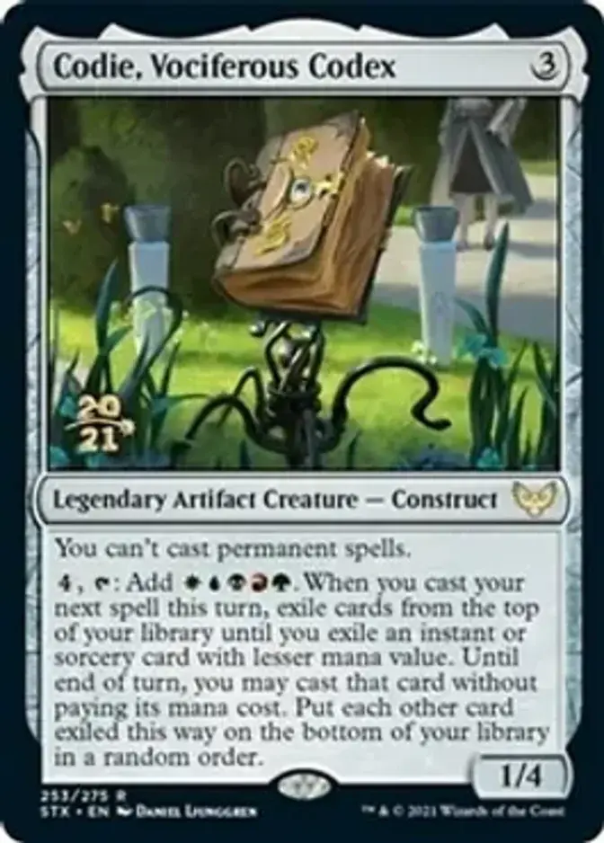 Codie, Vociferous Codex <prerelease> [STX] (F)