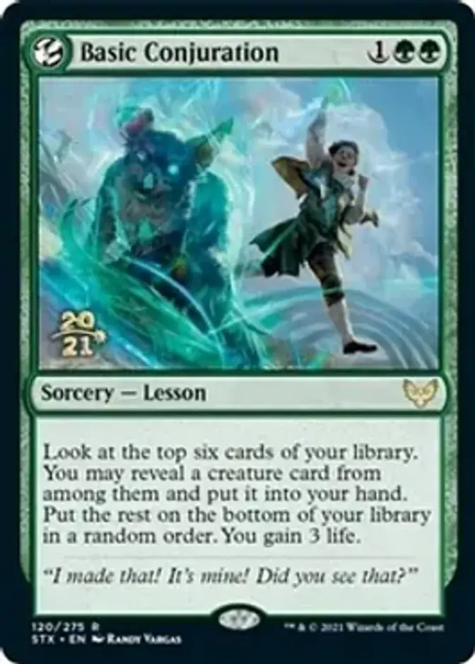 Basic Conjuration <prerelease> [STX] (F)