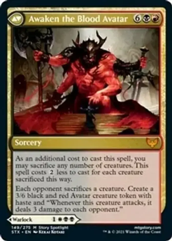 Awaken the Blood Avatar <prerelease> [STX] (F)