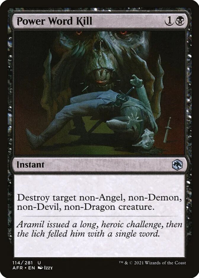 Power Word Kill [AFR]