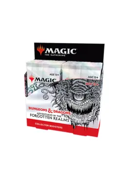 mtg forgotten realms collector booster box Magic The Gathering "Adventures in the Realms" each of which contain 15 Magic D&D MTG Adventures in the