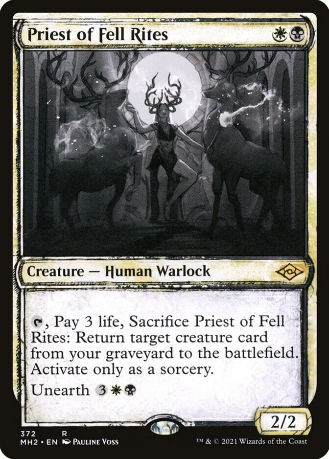 Priest of Fell Rites <showcase> [MH2]