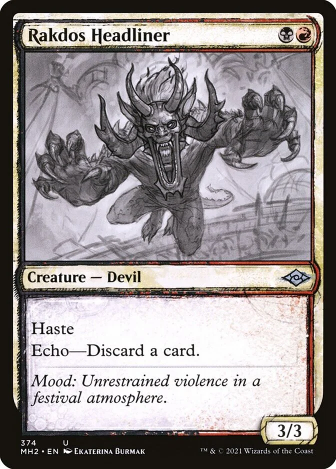Rakdos Headliner <showcase> [MH2] (F)