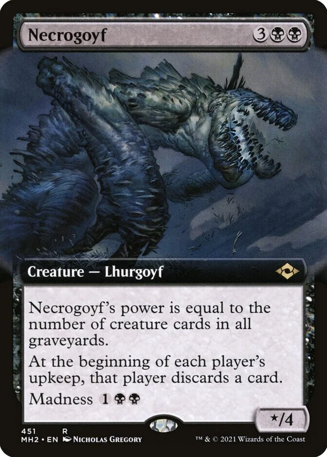 Necrogoyf <extended> [MH2] (F)