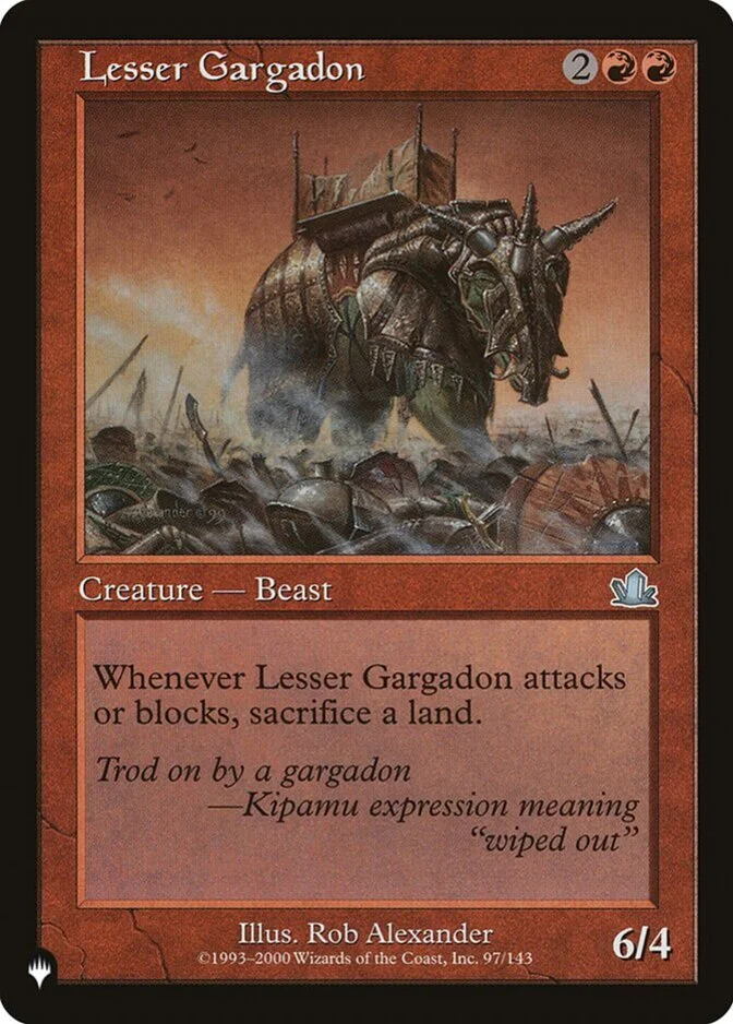 Lesser Gargadon [PLIST]