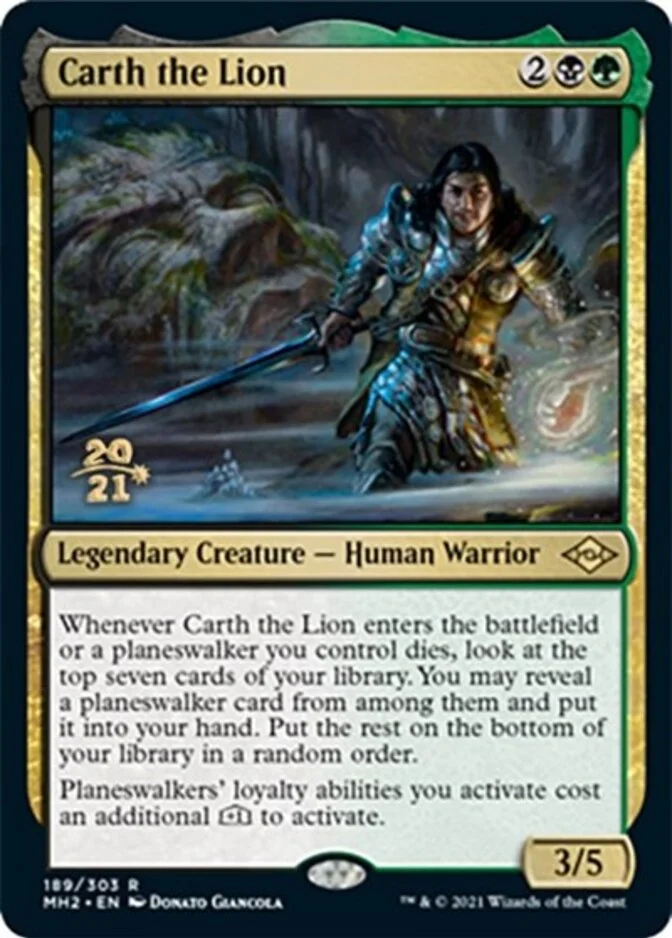 Carth the Lion <prerelease> [MH2] (F)