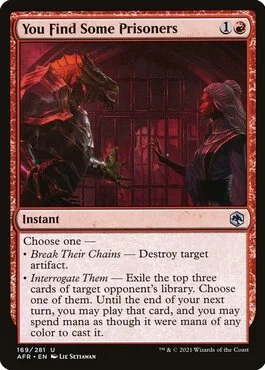 You Find Some Prisoners