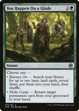 You Happen On a Glade