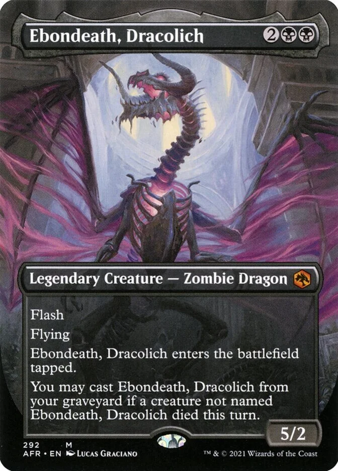 Ebondeath, Dracolich <borderless> [AFR]