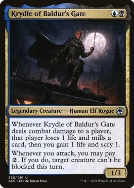 Krydle Krydle of Baldur's Gate, Adventures in the Forgotten Realms (AFR)