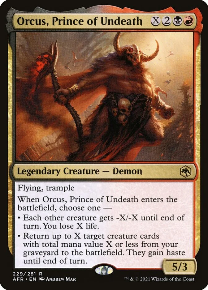 Orcus, Prince of Undeath [AFR]