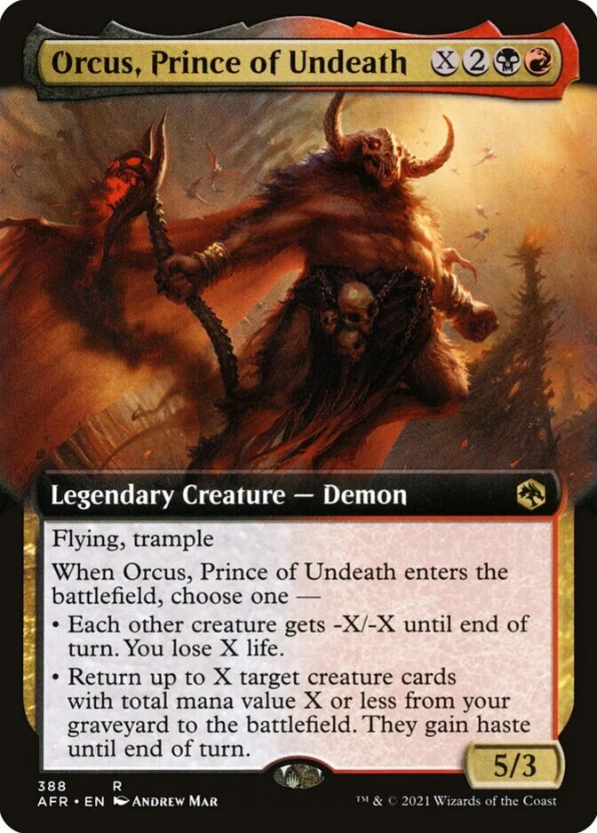 Orcus, Prince of Undeath <extended> [AFR]