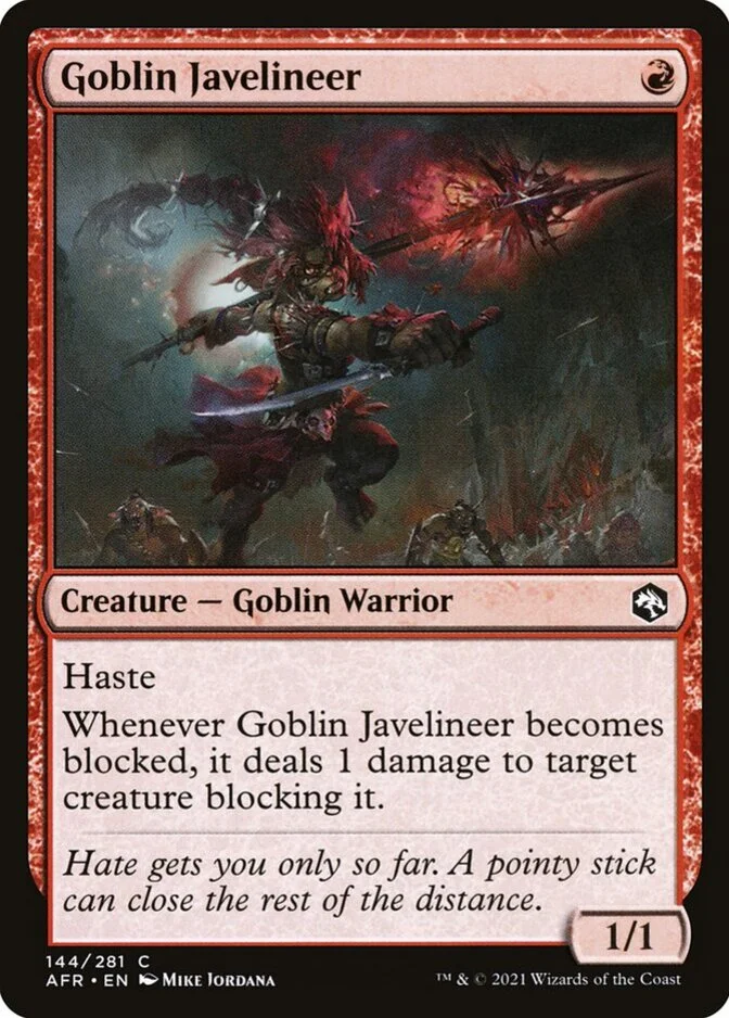 Goblin Javelineer [AFR]