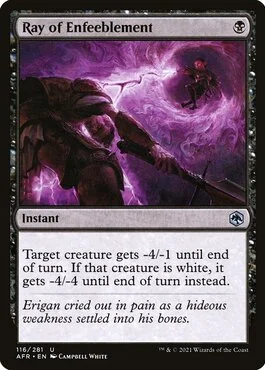 Ray of Enfeeblement