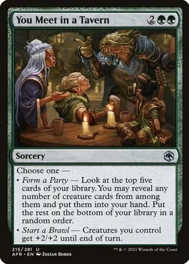 You Meet in a Tavern