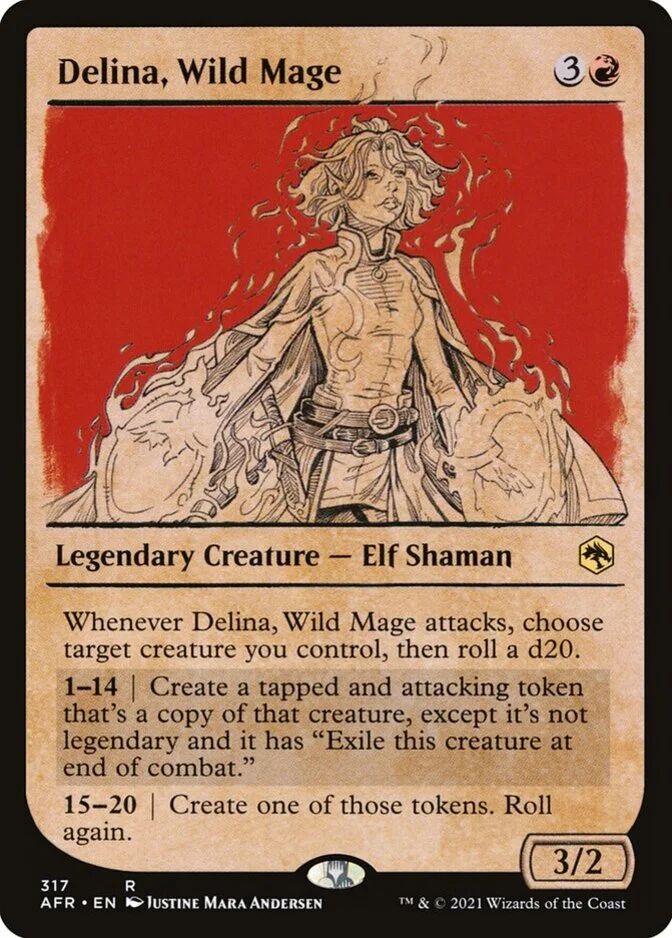 Delina, Wild Mage <showcase> [AFR]
