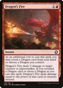 Dragon's Fire, Adventures in the Forgotten Realms (AFR) Price History