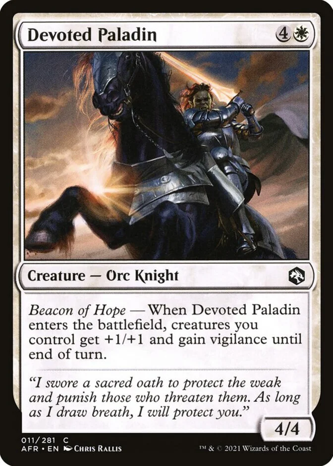 Devoted Paladin [AFR] (F)