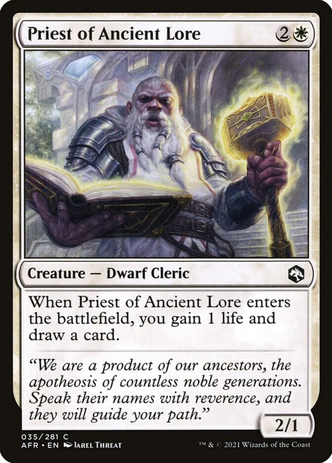 Priest of Ancient Lore [AFR]