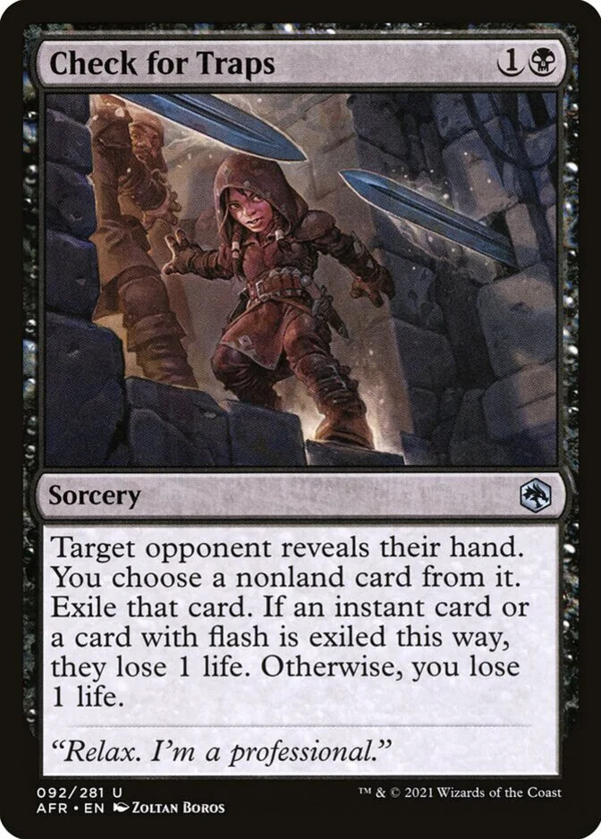 Check for Traps [AFR] (F)