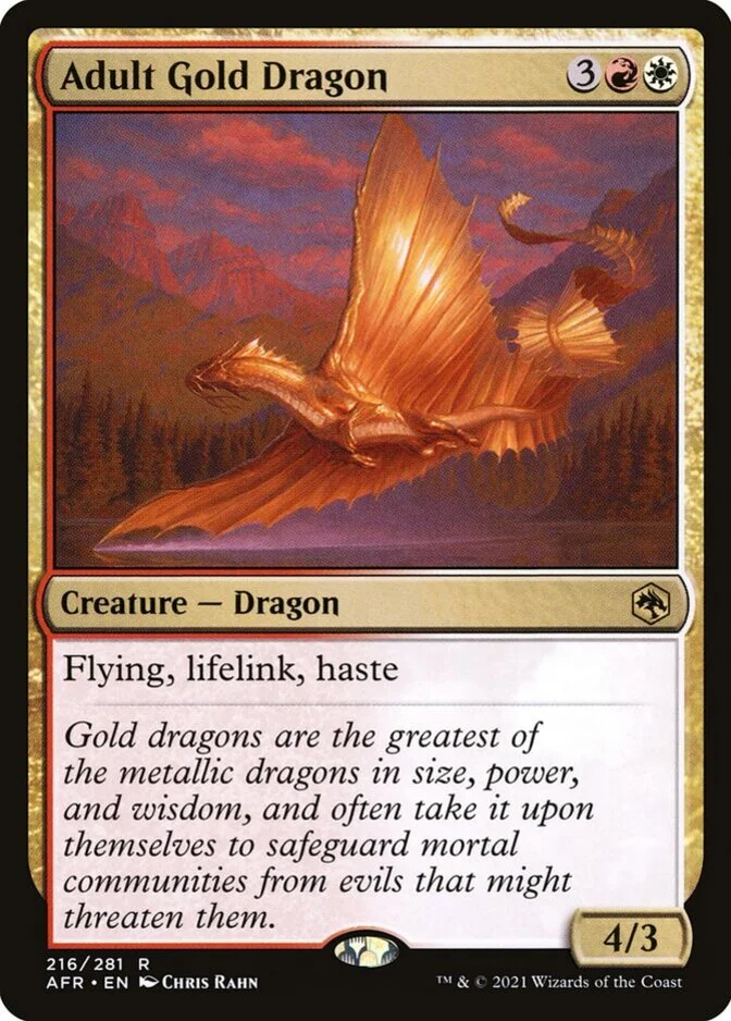 Adult Gold Dragon [AFR] (F)